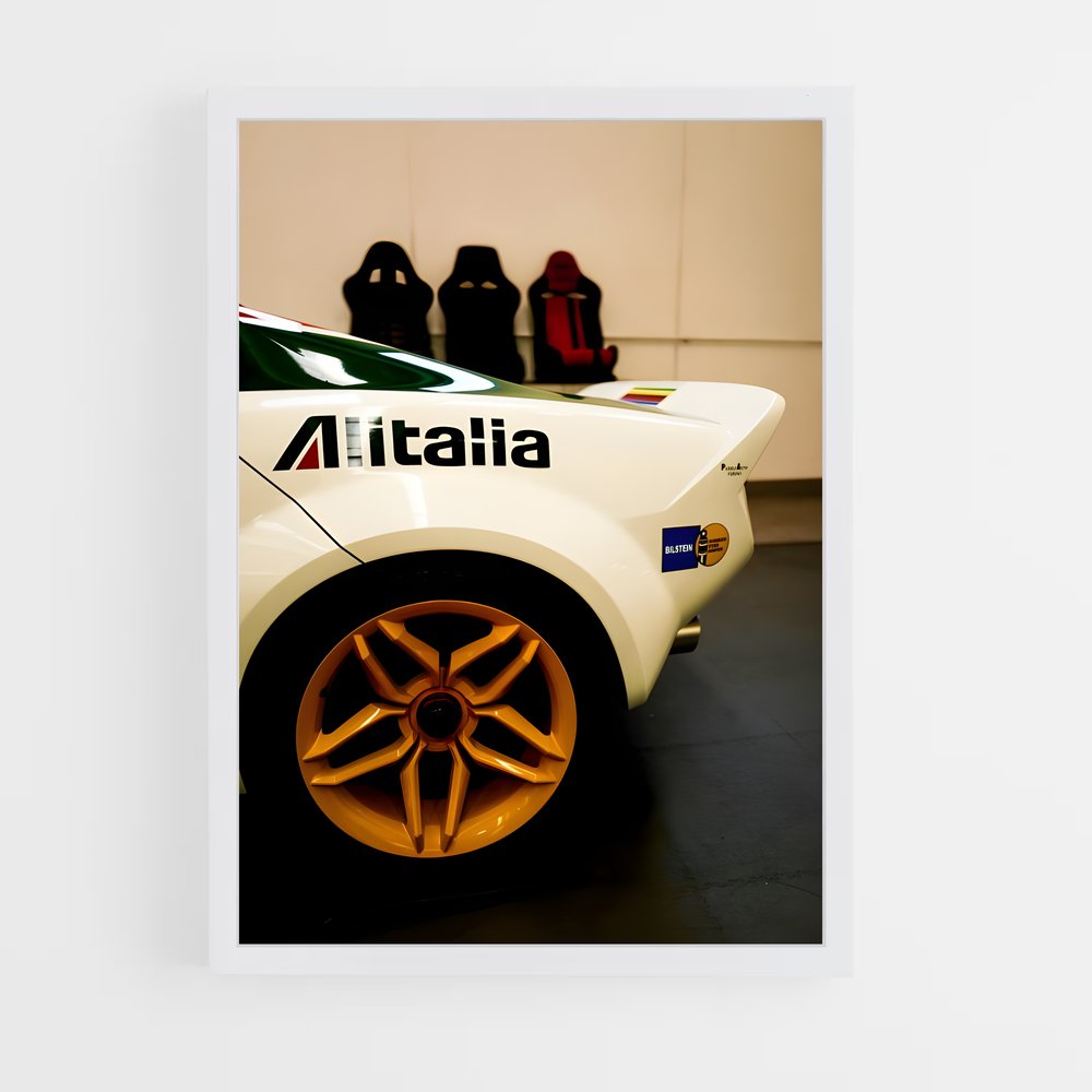 Poster Stratos Racing – affiche Lancia (vue 3)